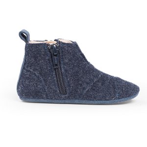 first step shoes | wool - ocean blue