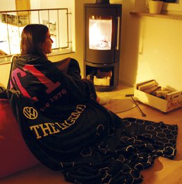 Volkswagen VW GTI fleece tæppe 150x200cm - Siden 1976/Sort