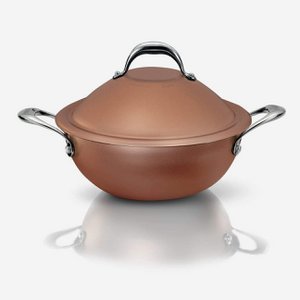 Magnifiqa Diamond Pro-VapSì Wok 24 cm. 2 Edelstahlgriffe
