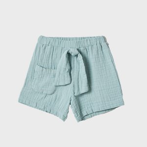 OrganicEra Organic Muslin Short, Aqua