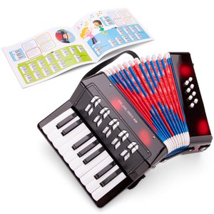 Accordion - Black with Music Book