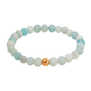 Armband - "Stenen uit de natuur" - amazoniet