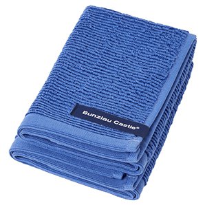 Bunzlau Castle Cleaning Cloth, 30cm, Royal Blue, 2-pack