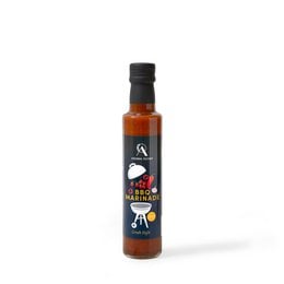 Organic BBQ marinade made with apple cider vinegar, honey, and spices. Ideal for marinating meats, vegetables, or as a dipping sauce.