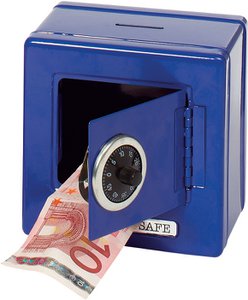 Spaarpot - Brandkast Blauw