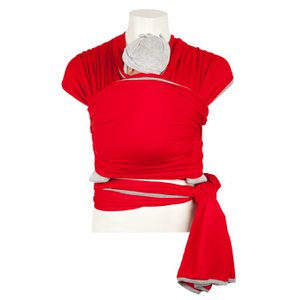 Babyschlinge Rotgraue Melange