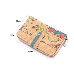 Alt kork Farve kork Firkantet-mini-kork tegnebog –BAG-2221