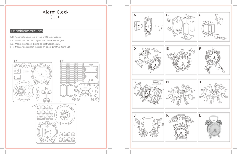 Construction kit Alarm clock - Alarm clock