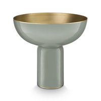 High Tray Metal Green 24x23cm