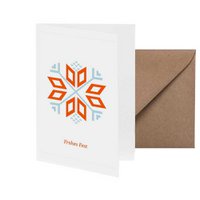 Klappkarte Frohes Fest Stern