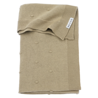 Decke Mini Knoten Sand