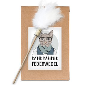Federwedel - Handgemaakt kattenspeelgoed, liefdevol handgemaakt in Duitsland