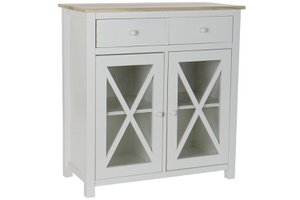 CAJONERA ALAMO CRISTAL 80X40X85 BLANCO MB173865