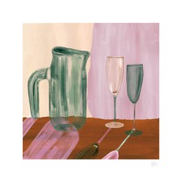 Stampa artistica da cucina ad acquerello