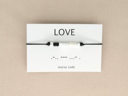 Morsecode armband love (zilver,rosé goud,goud)