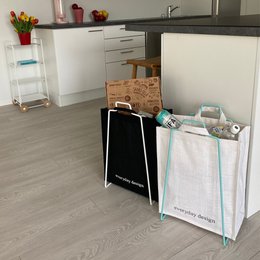 HELSINKI Papiertütenhalter weiß