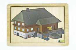 Puzzle da sfogliare: fattoria della Foresta Nera | Puzzle in legno multistrato per tutta la famiglia | Regalo per gli amanti della Foresta Nera