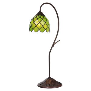 Tiffany Tafellamp Ø 28x60 cm Groen Glas Tiffany Bureaulamp