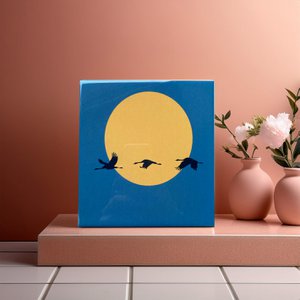 Keramiek tegel goose