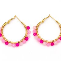 Oorbellen stainless steel GOUD - E60459060450