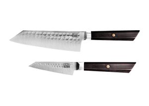 Messenset - De Bunka Starter Set: 2 messen (Bunka Schilmes 90mm + Bunka Santoku 170mm)