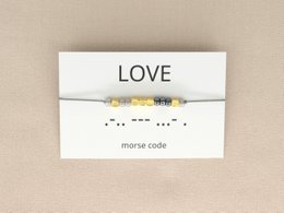 Morsecode armband love (zilver,rosé goud,goud)