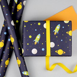 Papier cadeau fusée Justus