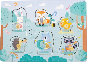 PUZZLE SONORE : FORET MUSICALE (6 pcs)