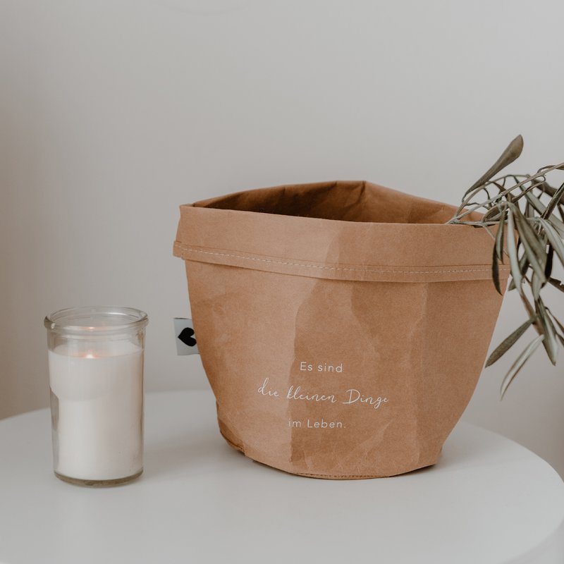Paperbag sæt med 2 små ting (PU = 6 sæt)