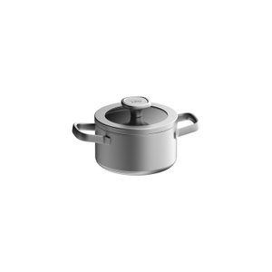 LEO Cooking pot with lid Graphite 16cm
