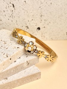 Perlmaus Blumen -Jank -Armband