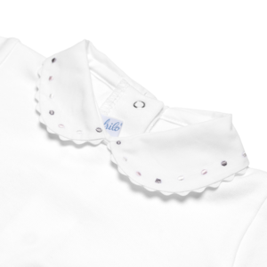 Long-sleeved body pink-grey made from 100% finest cotton