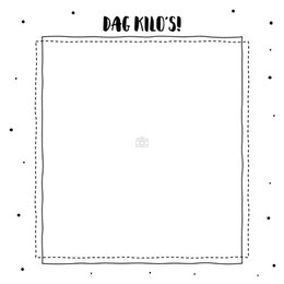 Udfyld bog SilliBeads - Min slankedagbog - Hardcover Wire-o (SORT/HVID RANGE)