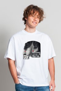 T-Shirt Man Size L/M with digital print "Due tette"