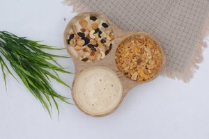 FIORE WIT HOUTEN SCHAAL OF SERVEERGOED (TAFEL)