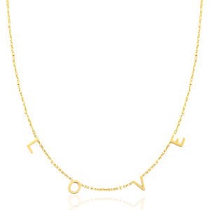 Necklace LOVE gold