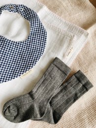 Muslin with crochet piping - Pink Piping