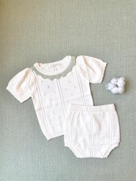 Completo in maglia Anna (Top e pantaloni)