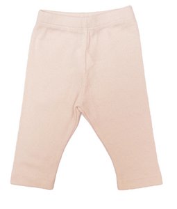 Baby Leggings rosa Rippe