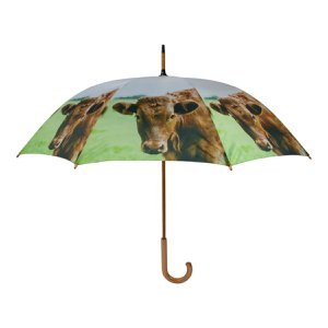 Umbrella Swiss cow in the meadow 105cm