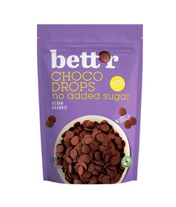 Chocolate choco drops without added sugar, Bett'r 200g