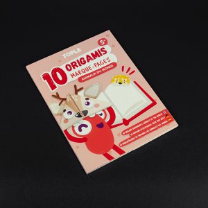 10 Origami-Lesezeichen Tiere der Welt