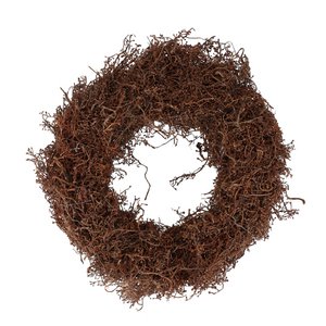 Natuurlijke krans van wijnranken, druiventrossen, D35cm, H ca. 10cm, binnenkant D15cm, naturel