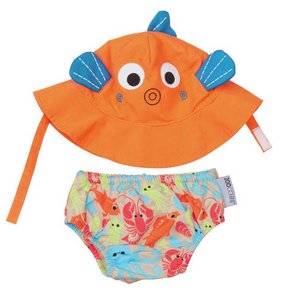 Zoocchini UV swim diaper set Sushi the Tropical Fish - size S