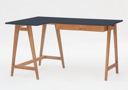 LUKA L-Shaped Desk Left/Right Handed 135x85cm
