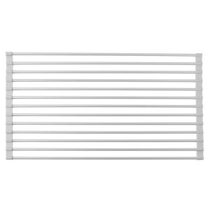 Idesign - Metro Drain Rack & Coaster - Silber