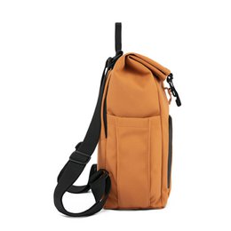 vegane Tasche | Leinwand - Sonnenuntergang Cognac