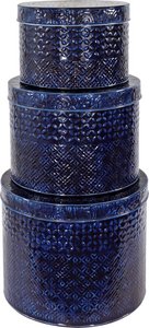 BLECHDOSEN FÈS 3 TEILIGES SET (HOFF3488)