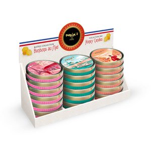 Display Round Metal Box | honey