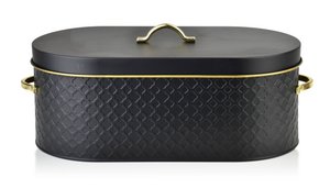 SANDY BLACK Brotkasten 34x18xH13cm COOKINI